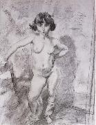 Jules Pascin, Naked maiden Keludina